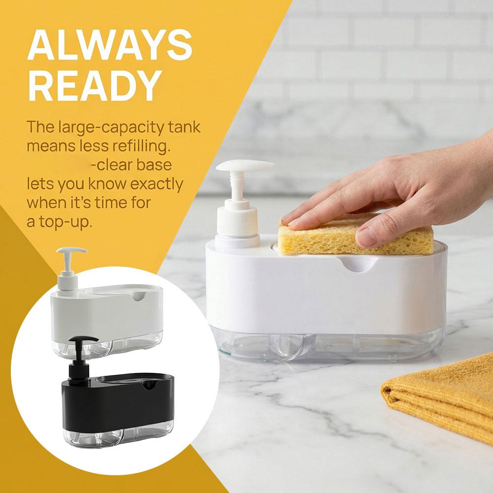 Kitchen Gadgets Dispenser Brush Holder - Автоматический дозатор для моющего средства с