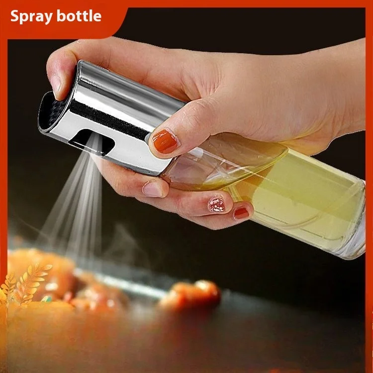 Oil Mister Spray Bottle - 100 мл стеклянный распылитель масла, бытовой