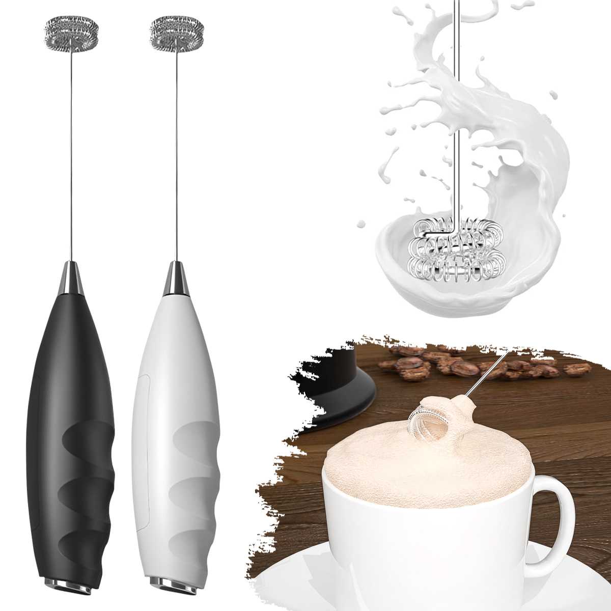 Quirky Kitchen Gadgets - Электрический вспениватель молока, беспроводной миксер для