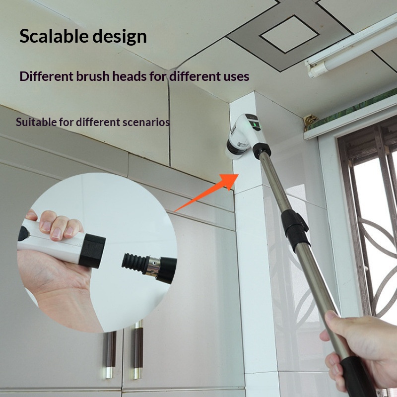 Kitchen Gadgets Electronic - Беспроводная электрическая щетка-скруббер HOMEFISH для уборки