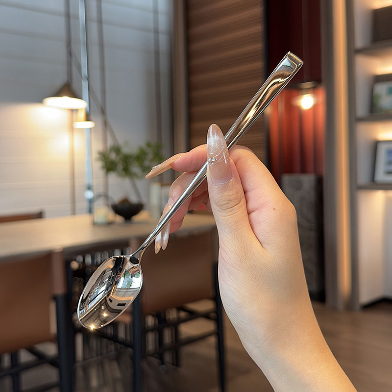 Korean Kitchen Gadgets - Корейская ложка из нержавеющей стали, посуда