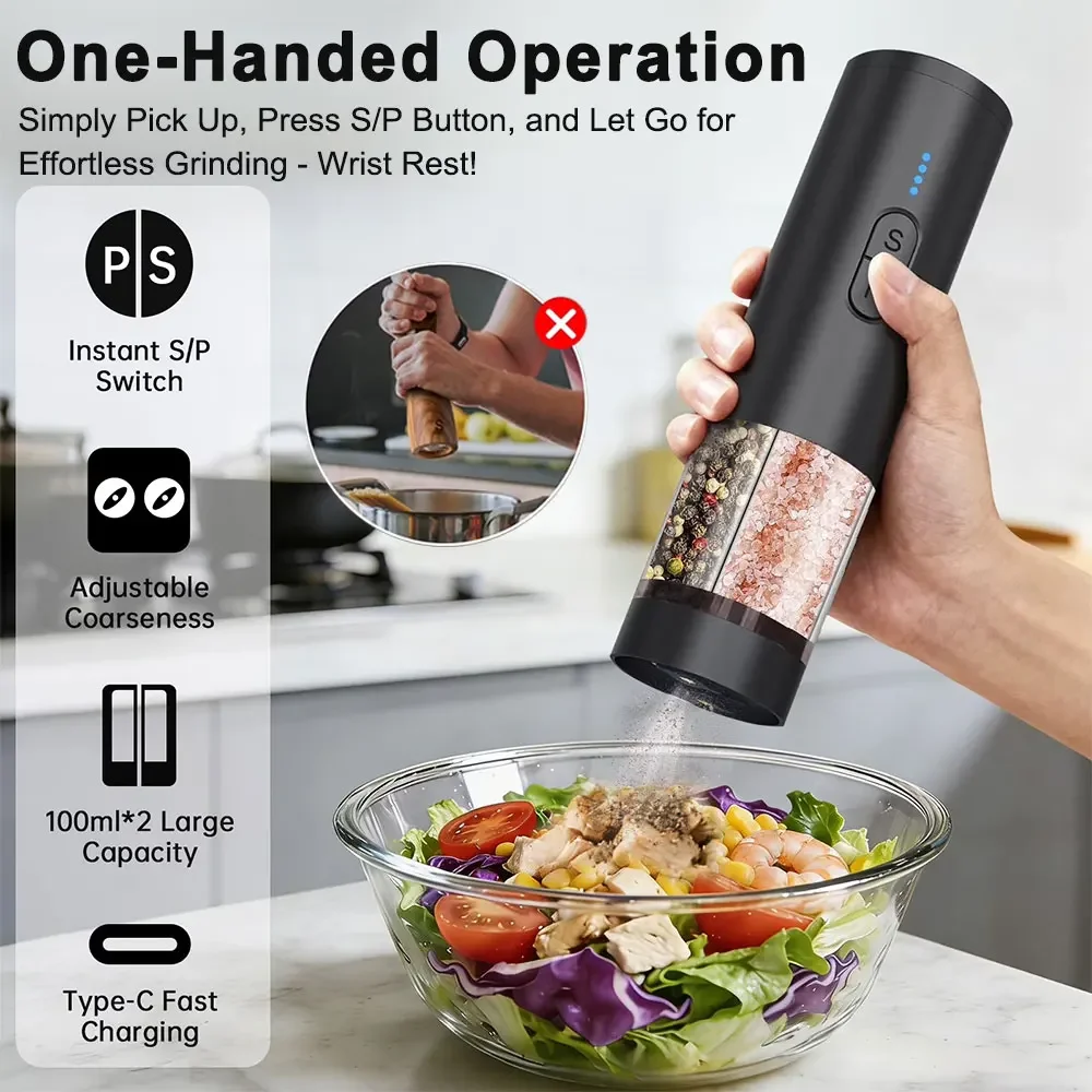 Электрическая мельница для сол – обзор и цена Kitchen Gadgets Electronic
