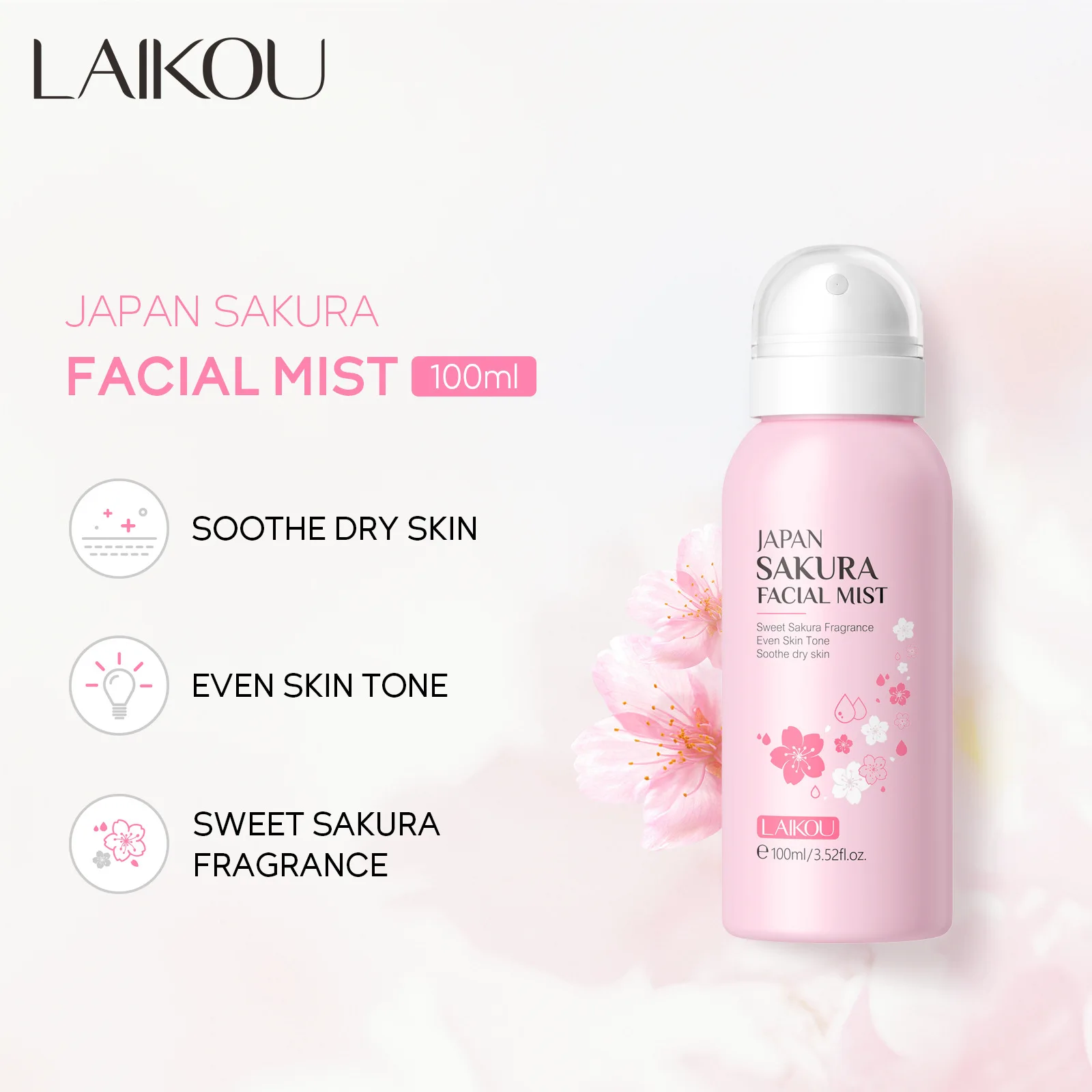 LAIKOU Sakura Осветляющий спре – обзор и цена Oil Mister Spray Bottle