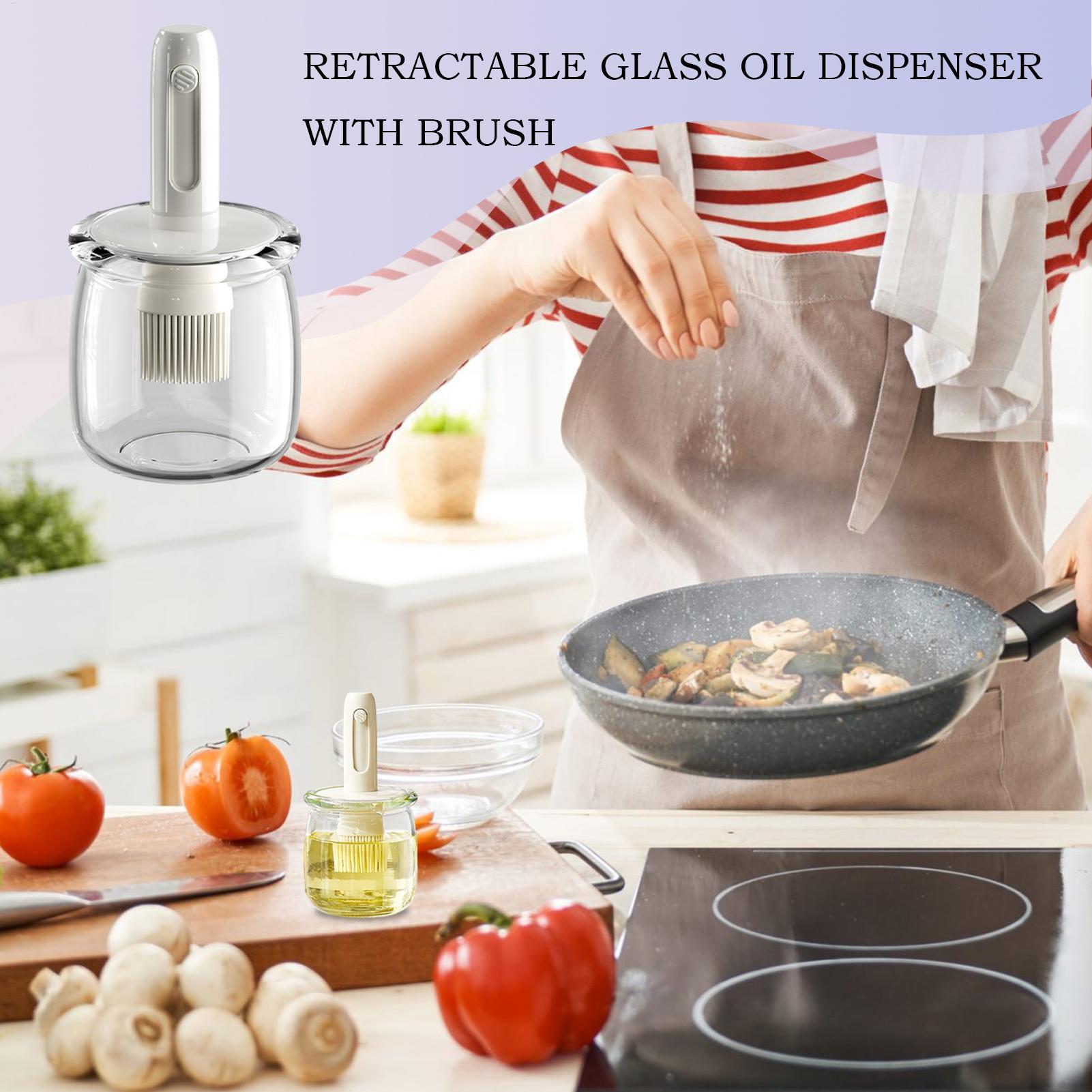 Диспенсер для масла для кухни, – обзор и цена Kitchen Gadgets Dispenser Brush Holder