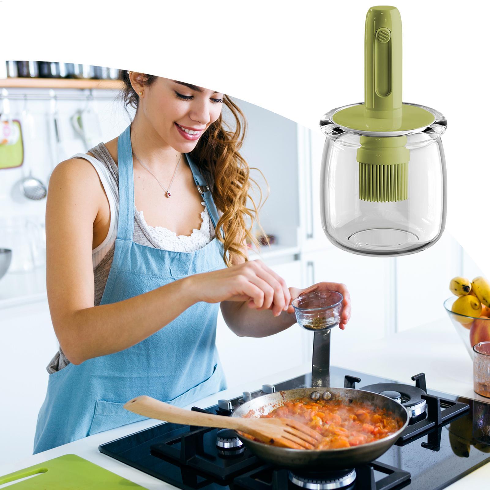 Диспенсер для масла для кухни, – обзор и цена Kitchen Gadgets Dispenser Brush Holder
