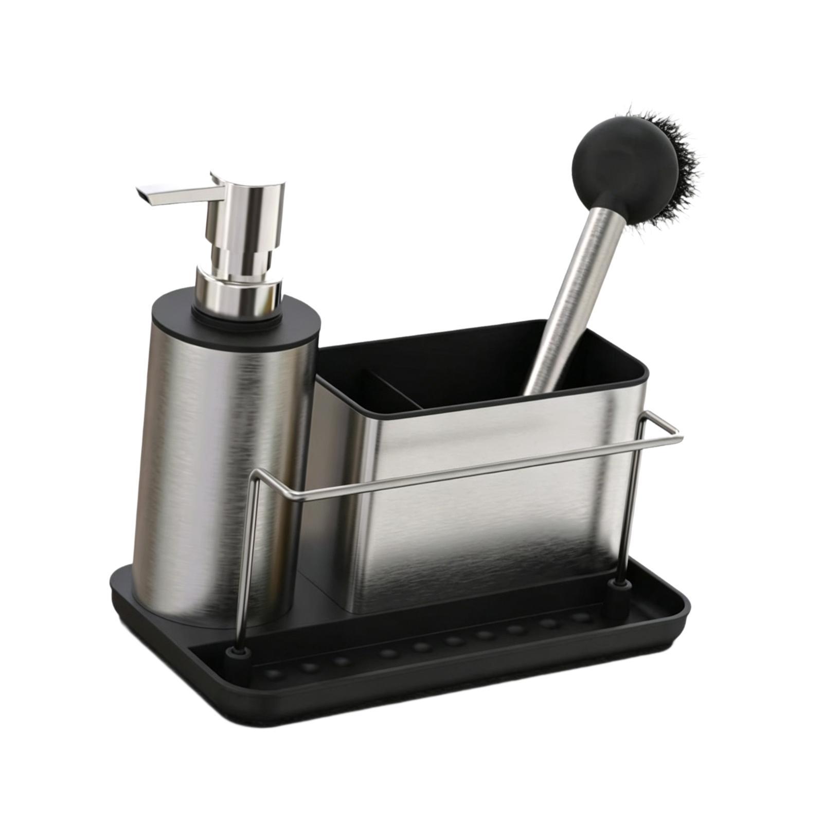 Диспенсер для кухонного мыла с – обзор и цена Kitchen Gadgets Dispenser Brush Holder