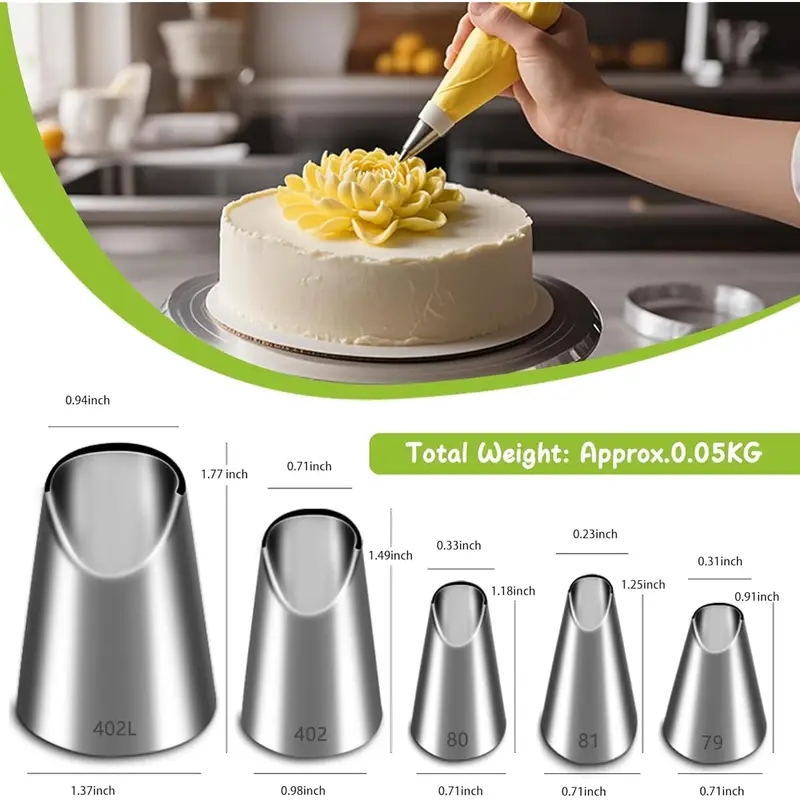 Набор из 5 насадок для кондите – обзор и цена Kitchen Handy Gadgets