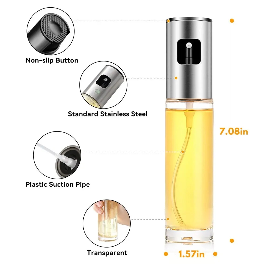 Стеклянный распылитель масла д – обзор и цена Oil Mister Spray Bottle