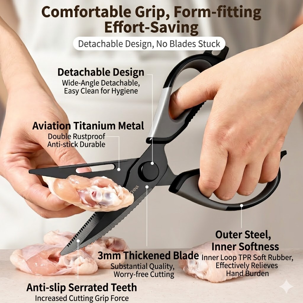 Кухонные ножницы из титана для – обзор и цена Kitchen Handy Gadgets